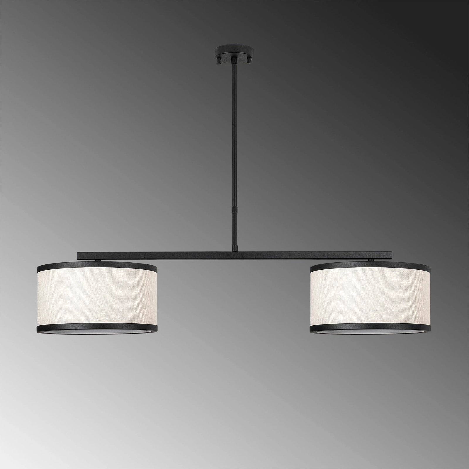 Llambë tavani Opviq, Way - 11621, e zezë-e bardhë