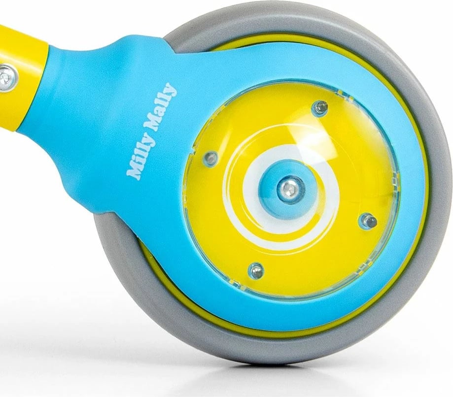 biçikletë pa pedale për fëmijë, Milly Mally, Micro Plus Giraffe, rrota 6", deri 25 kg, 18-36 muaj, shumëngjyrëshe