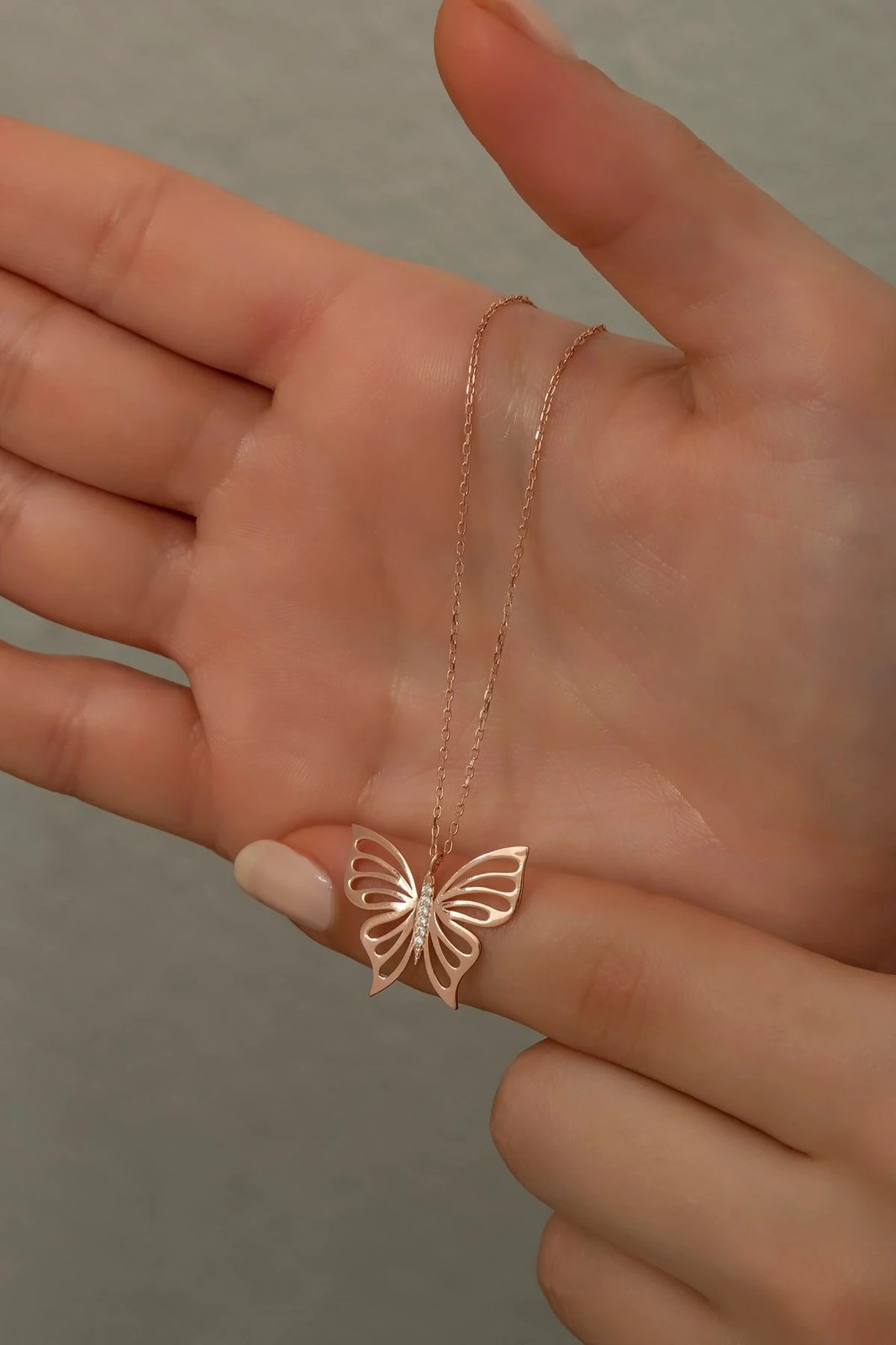 Varëse argjendi me flutur, ngjyrë rozë e bardhë, Jumeon, NRZ998179