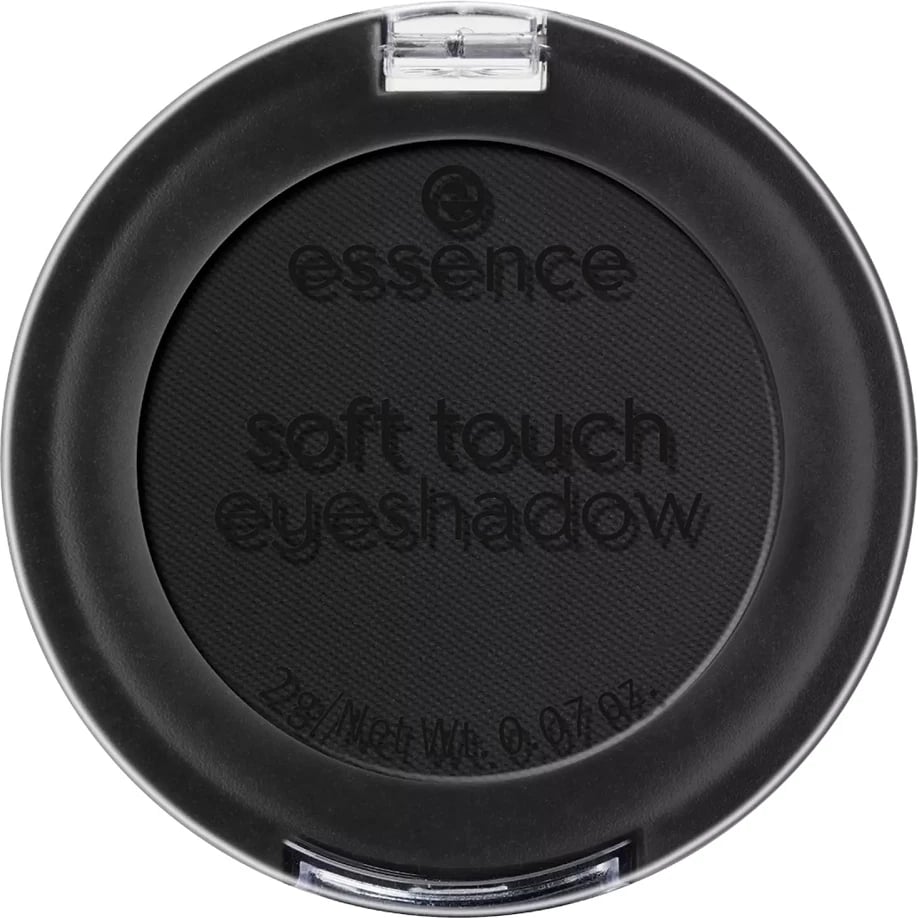 Hije për sy Essence Soft Touch Velvety Eyeshadow 06 Pitch Black për femra, 2g