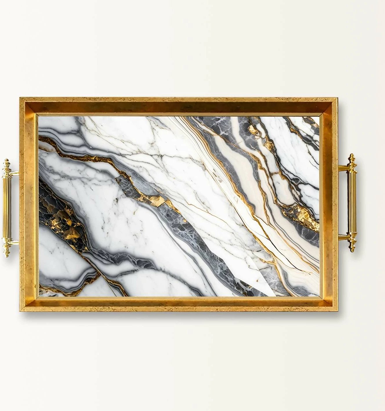 Tabaka dekorative prej qelqi, shumëngjyrëshe, Aberto Design, TPEA10017, 50x29x3.5cm Tabaka dekorative prej qelqi, shumëngjyrëshe, Aberto Design, TPEA10017, 50x29x3.5cm