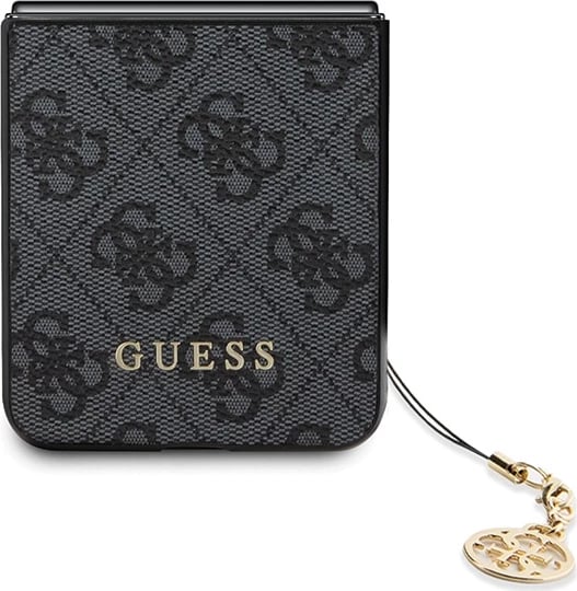 Mbështjellës Guess 4G Charms për Samsung Galaxy Z Flip 5, Gri