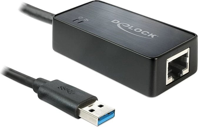 Adapter rrjeti DeLOCK 62121, USB 3.0, i zi