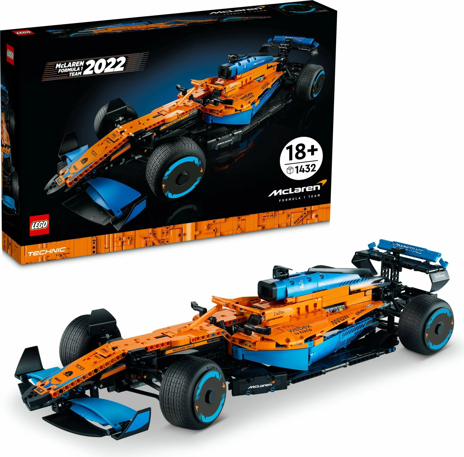 Set për ndërtim LEGO Technic McLaren Formula 1, 1434 pjesë, shumëngjyrësh Set për ndërtim LEGO Technic McLaren Formula 1, 1434 pjesë, shumëngjyrësh