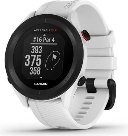 Smartwatch Garmin Approach S12, 43 mm, GPS, Ekran digjital, Bardhë