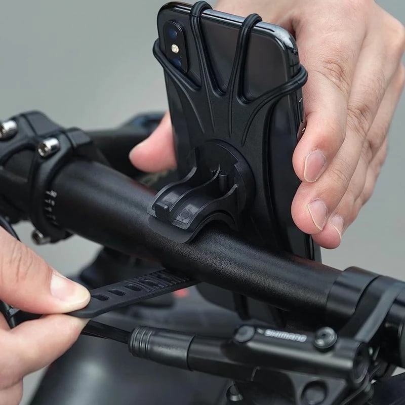 Mbajtëse telefoni për biçikletë Rockbros, e zezë