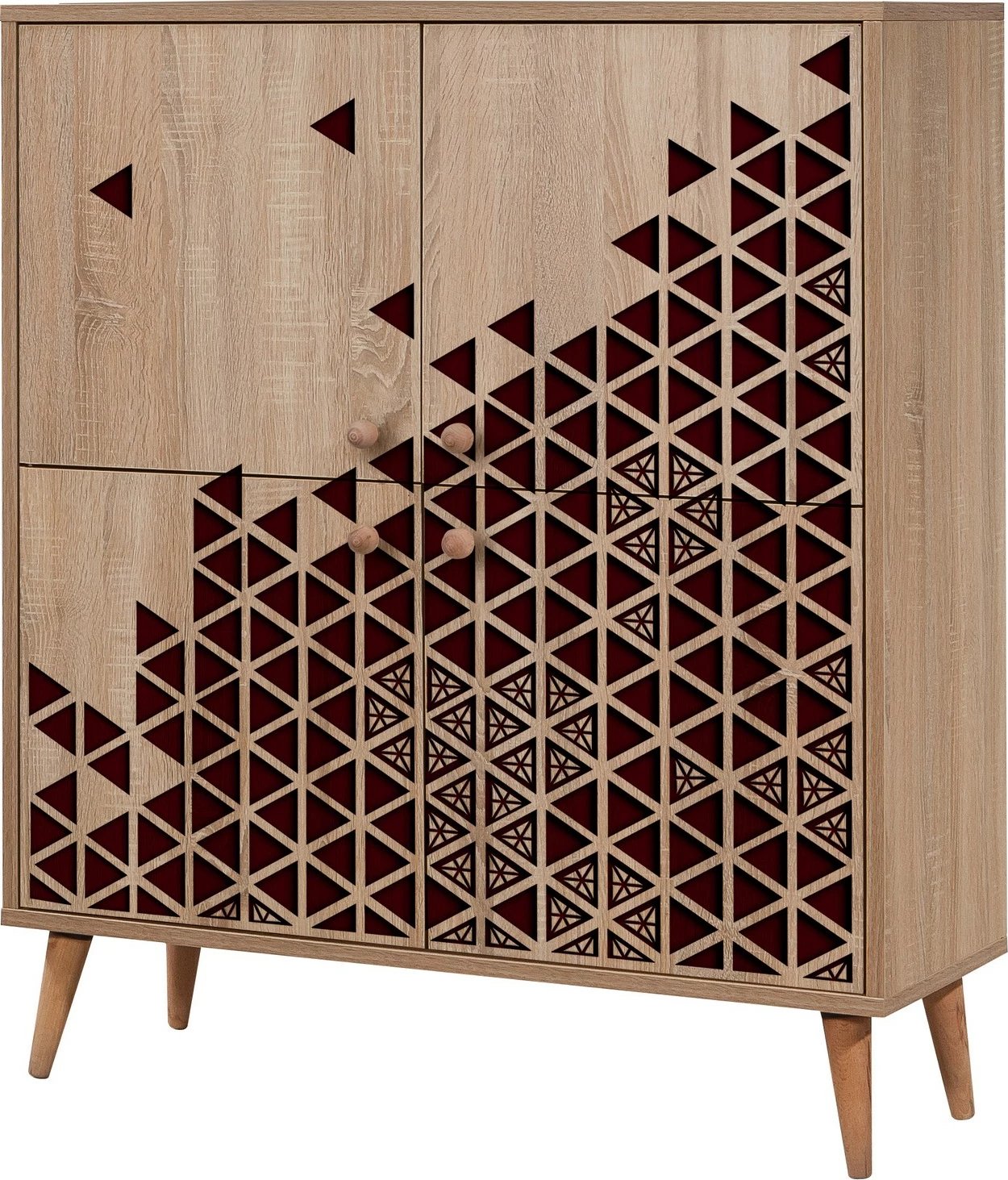 Dollap shumëpërdorimësh, ngjyrë lisi Sonoma, Multilux-122