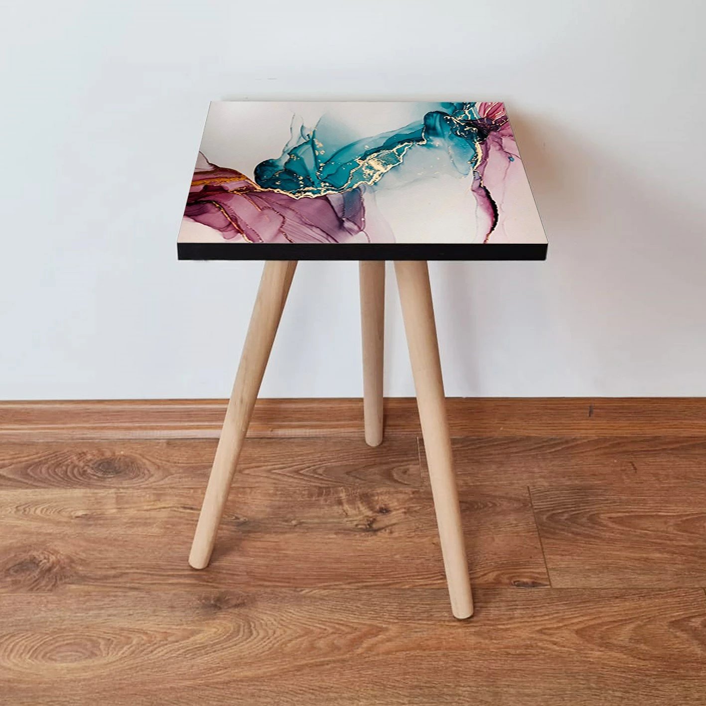 Tavolinë anësore Skye Decor, Shp230, rozë