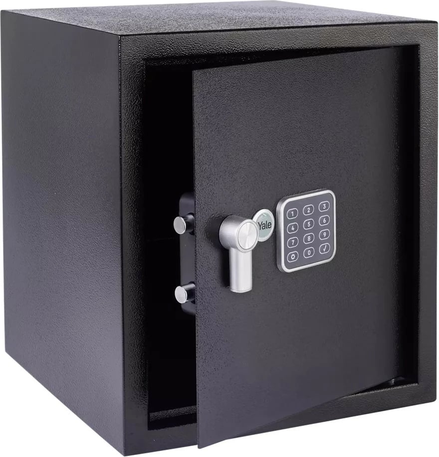 Kasafortë zyre YALE HOME YSV/390/DB2, elektronike, 40L, e zezë