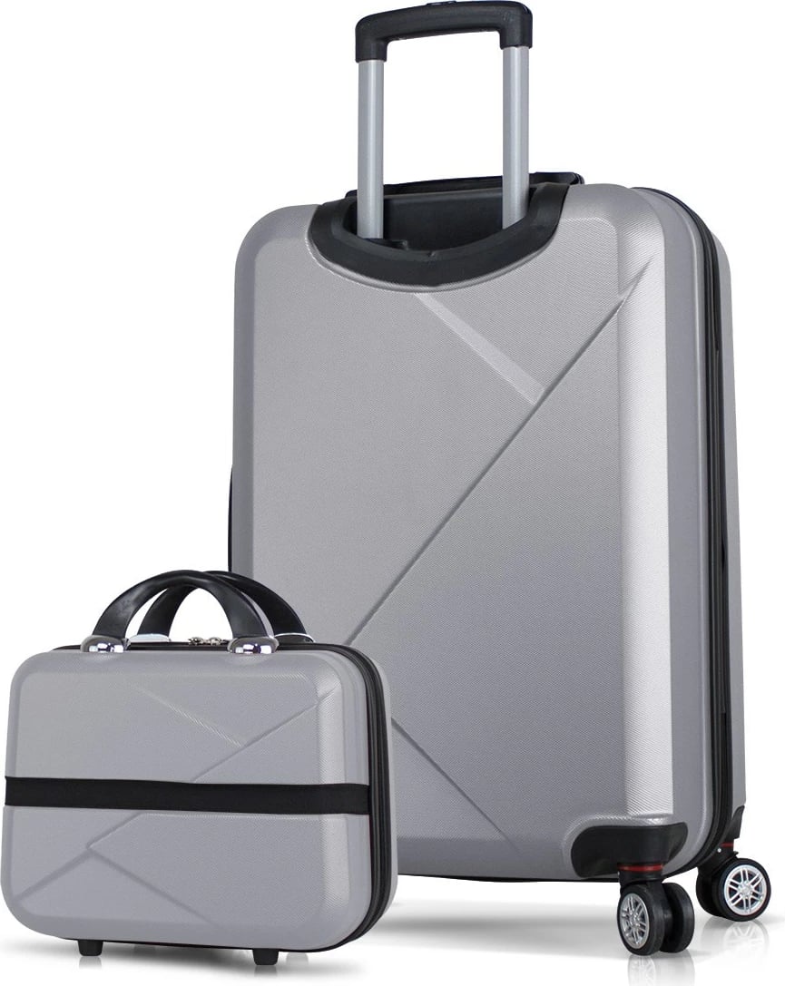 Set valixhesh (2 copë), ngjyrë gri, Zoozie Bags, 4988