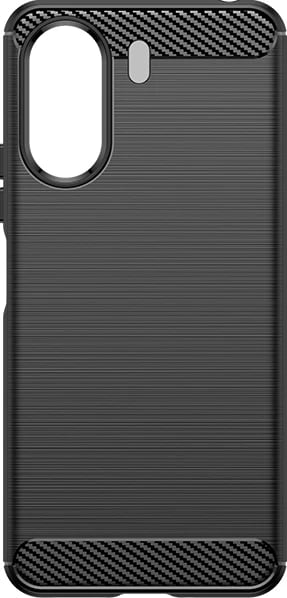 Mbështjellës Hurtel Carbon Case për Xiaomi Redmi 13C, TPU, i zi