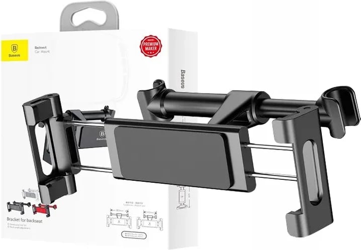 Mbajtës tabletë Baseus Backseat Car Mount SUHZ-01, për mbështetëse koke, i zi