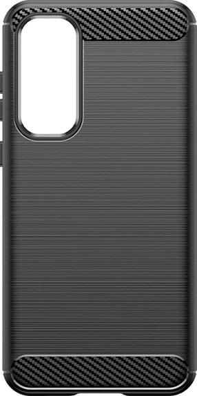 Mbështjellës Hurtel Carbon Case për Samsung Galaxy A55, i zi