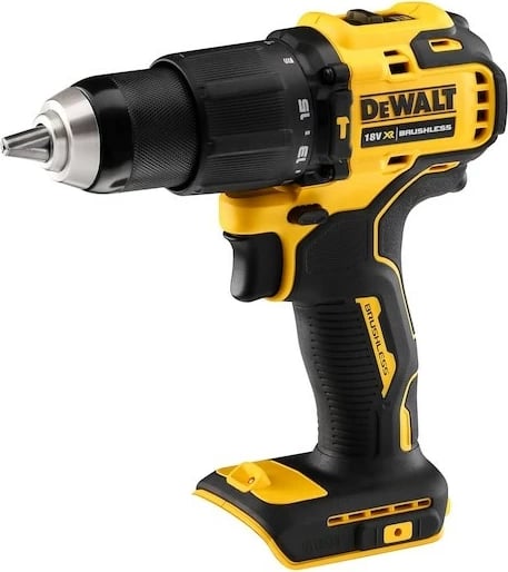 Aku-shurubullues DeWALT DCD709N-XJ, brushless, 18V, Li-Ion, zi/verdhë