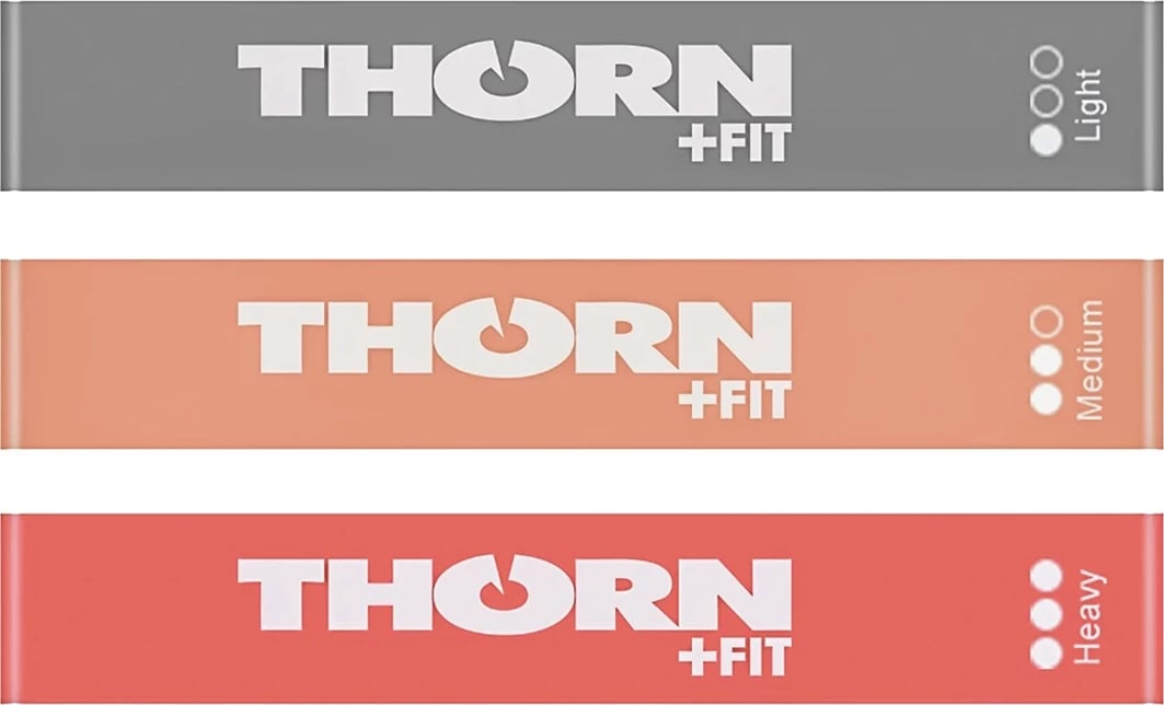 Shiritë elastikë për femra Thorn Fit, set 3 copë