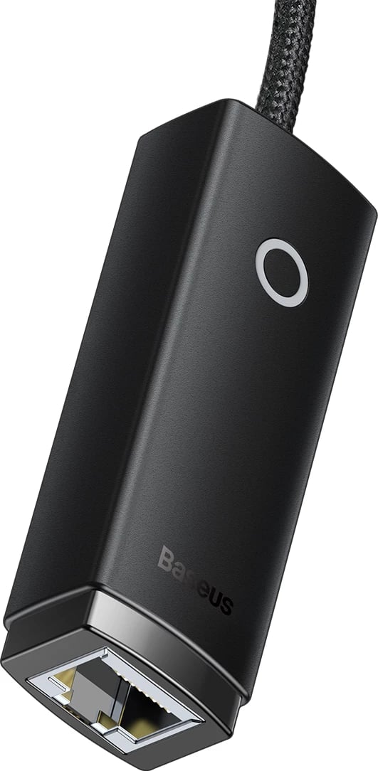 Adapter rrjeti Baseus Lite Series, USB Type-A në RJ45 LAN, 100Mbps, i zi Adapter rrjeti Baseus Lite Series, USB Type-A në RJ45 LAN, 100Mbps, i zi