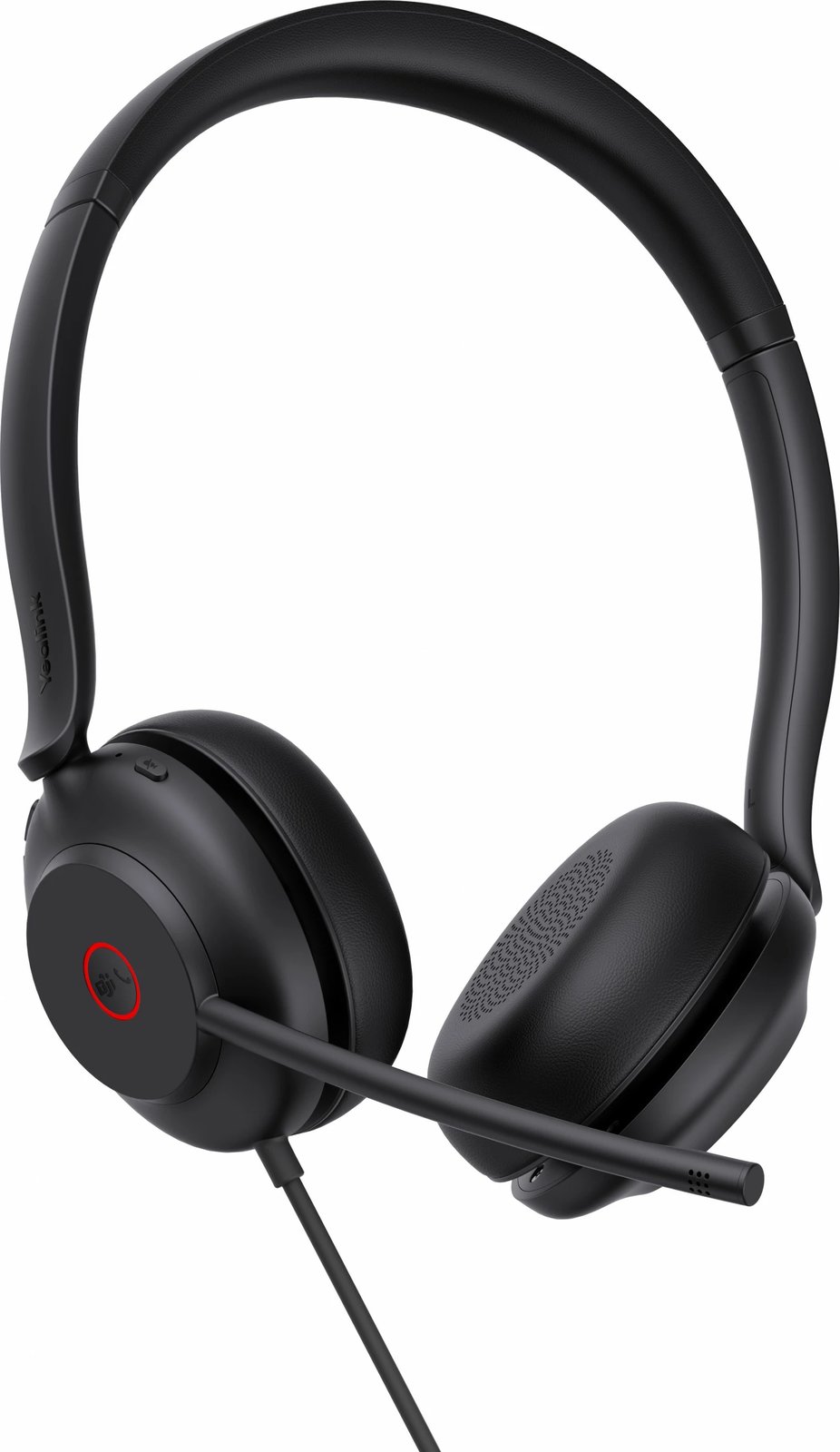 Kufje Yealink UH35 Dual Teams USB-A, me kabllo, për zyrë/qendër thirrjesh, 20 - 20000 Hz, 139.5 g, të zeza