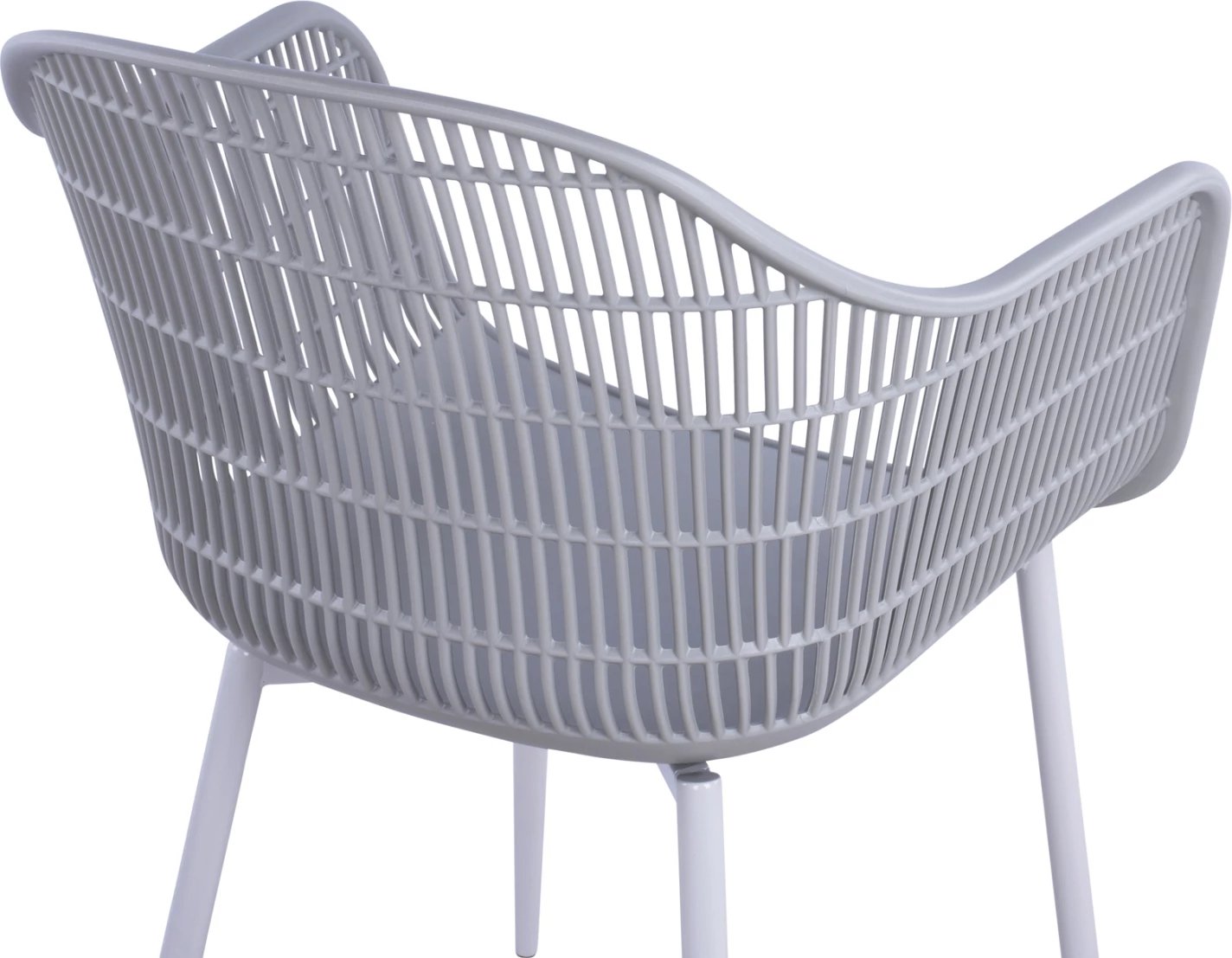 Karrige me krahë Hadi polipropileni gri 61x57x85cm FH8511.10, set prej 4 copë