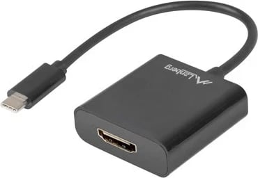Pështatës USB-C në HDMI Lanberg, e zezë