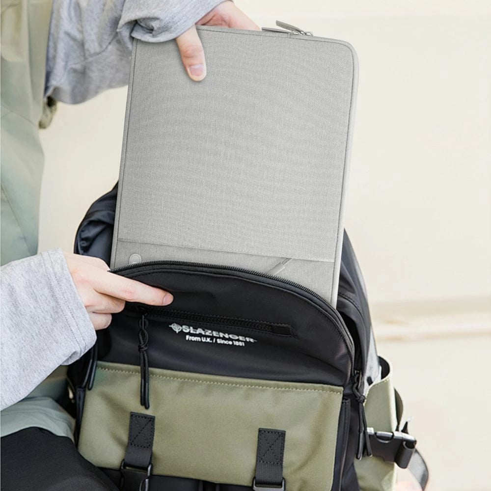 Mbështjellës laptopi Tech-Protect Sleeve, 13-14 inç, Gri