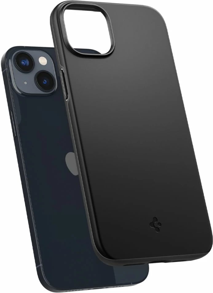 Mbështjellës Spigen Thin Fit për iPhone 14 Plus, i zi