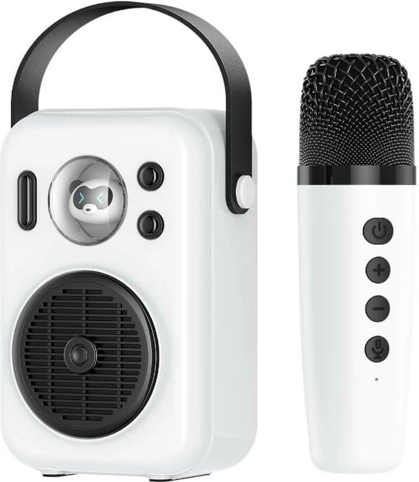 Altoparlant Bluetooth Soundpeats Hi-sing me mikrofon wireless, i bardhë, set
