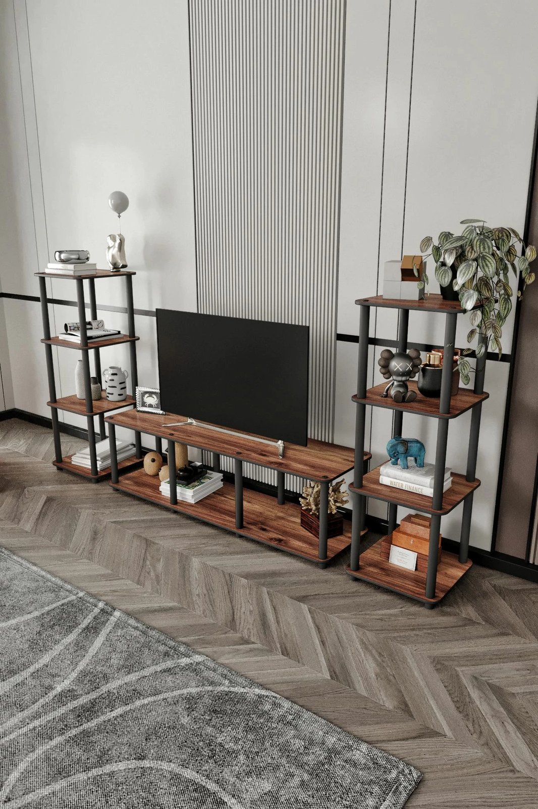 Mbajtës TV Skye Decor, ngjyrë arre, Grand