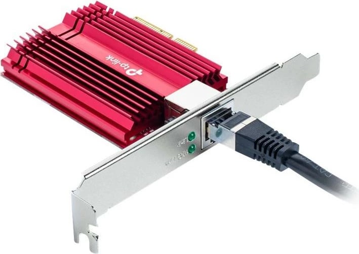 Kartë rrjeti, TP-Link, TX401, 10G Ethernet PCIe 3.0 x4, e kuqe
