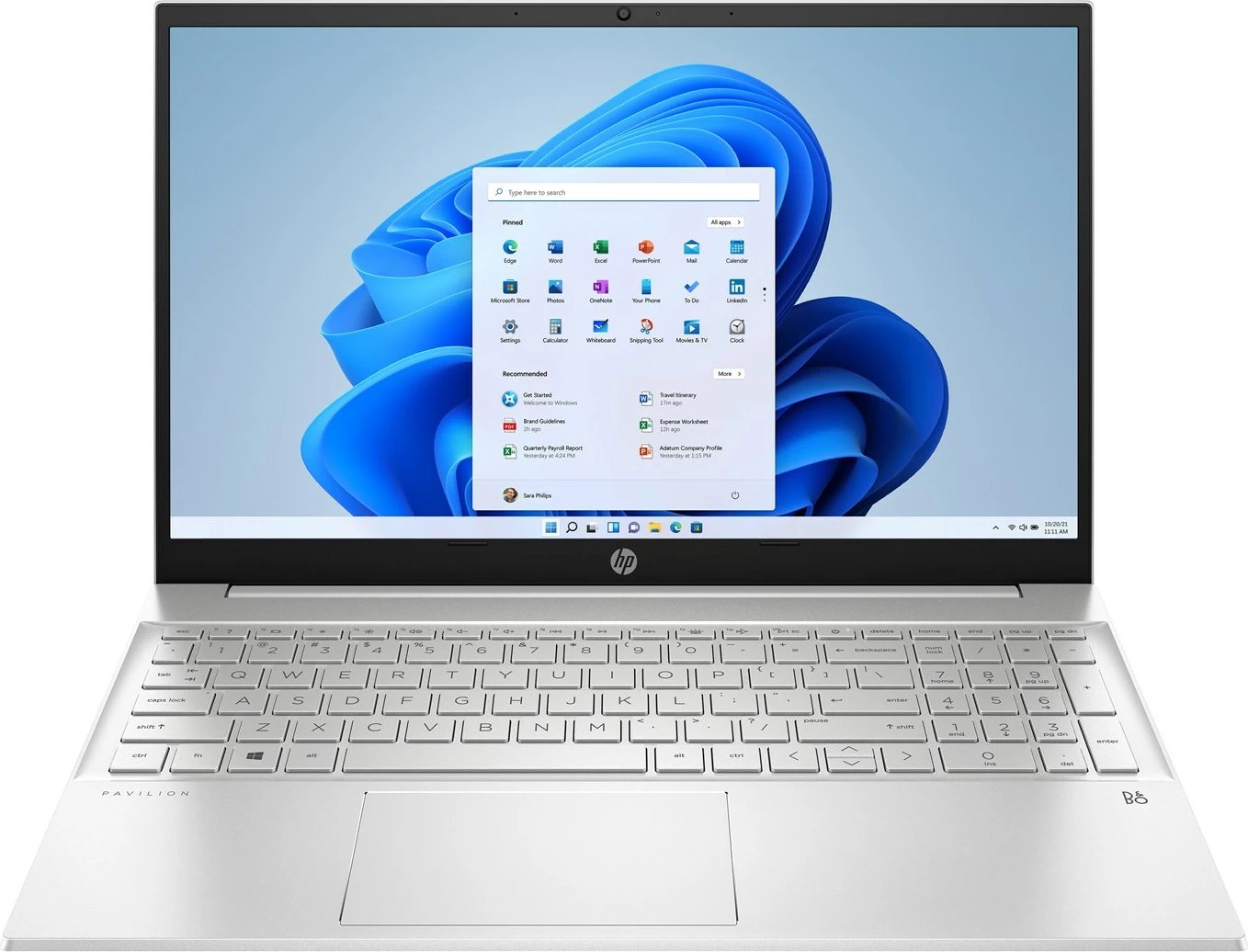 Laptop HP Pavilion 15-eh1318nw, 15.6", AMD Ryzen 7, 24GB RAM, 512GB SSD, AMD Radeon Graphics, i argjendtë