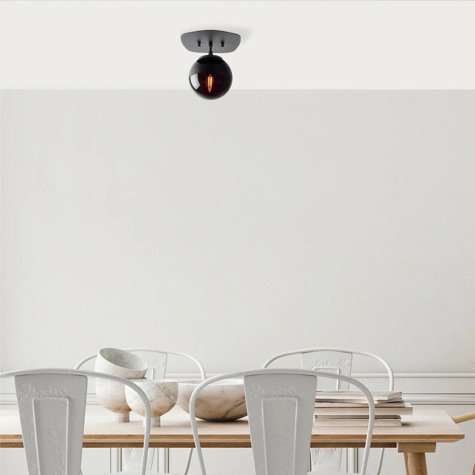 Llambë tavani Opviq, Well - 11676, ngjyrë e zezë