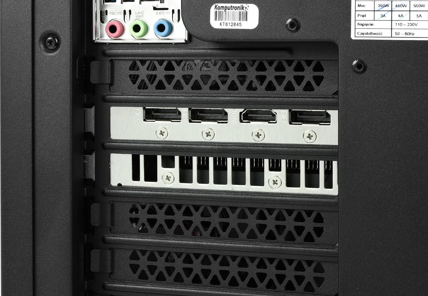 Kompjuter Komputronik Infinity R550 [AX18], AMD Ryzen 5 5600X, RAM 64GB, RX 7600 8GB, SSD 2TB, HDD 4TB, Win 11 Pro, i zi