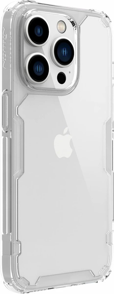 Mbështjellës Nillkin Nature Pro për iPhone 14 Pro Max, Transparent, i bardhë