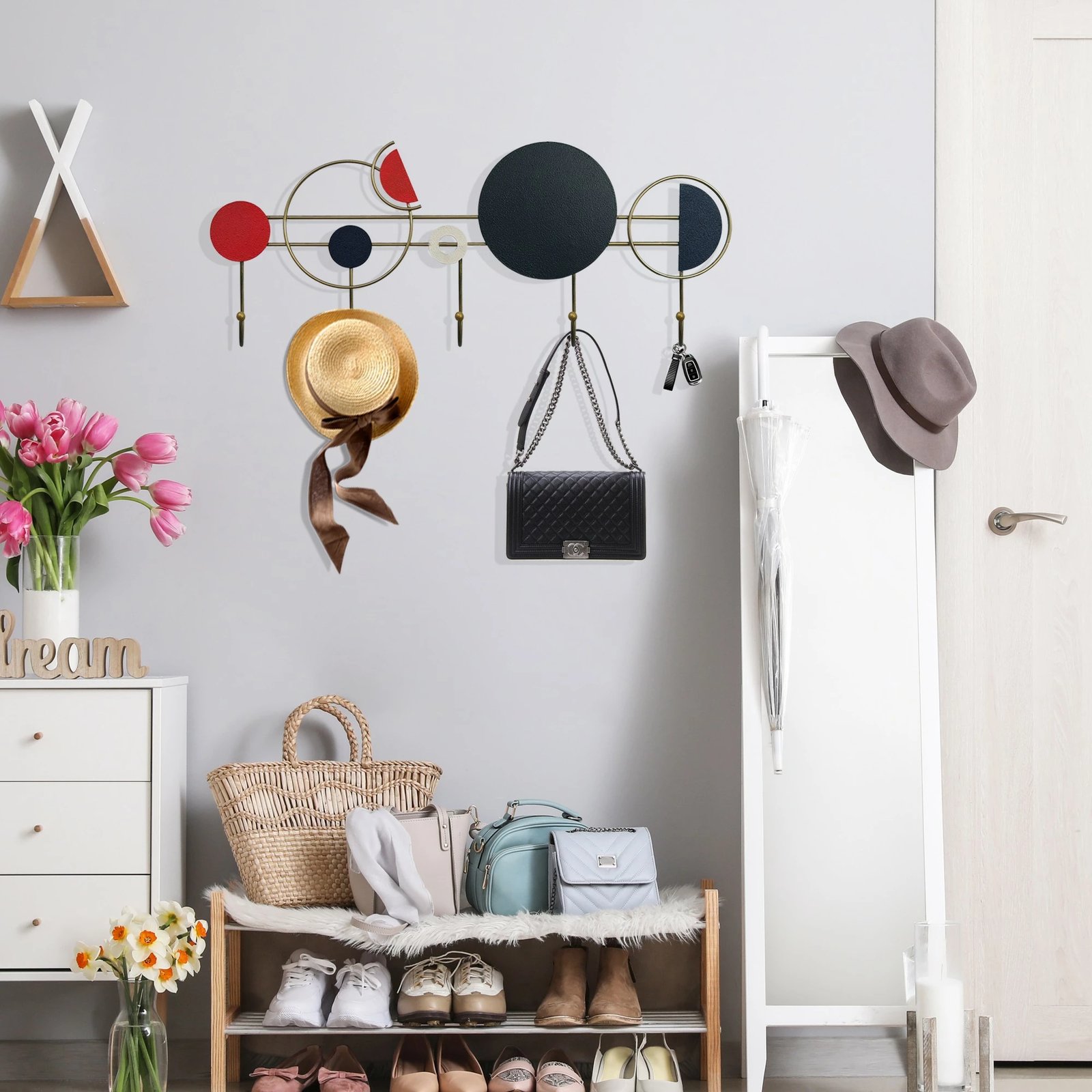 Varëse muri prej metali Wallity, Lydia, shumëngjyrëshe