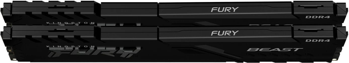 RAM Memorje Kingston FURY Beast DDR4, 16GB (2x8GB), 3200MHz, CL16, E zezë