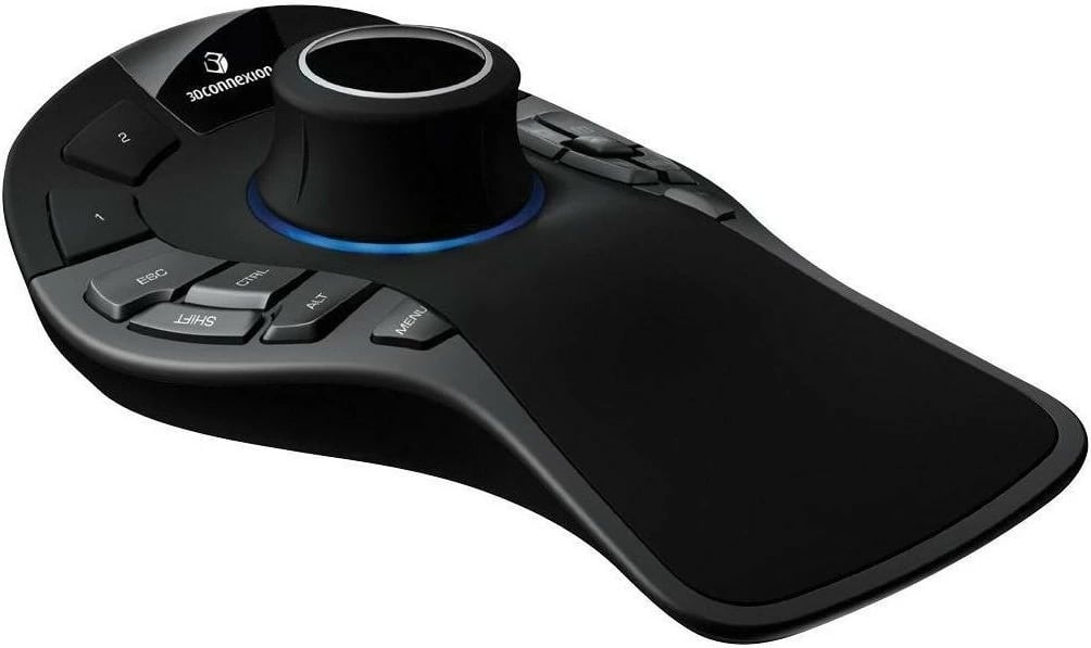 Maus 3Dconnexion SpaceMouse Pro, USB, 15 butona, zi, gri