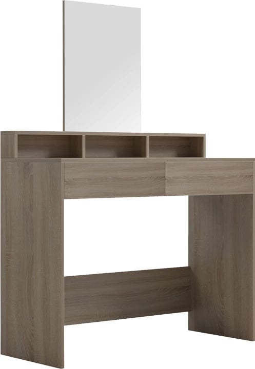 Tavolinë grimimi Frentsel, ngjyrë sonoma, 100x40x140cm