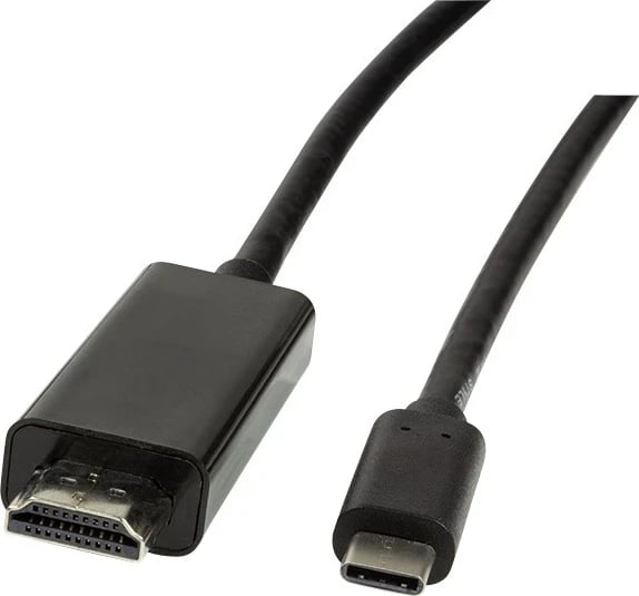 Kabllo LogiLink USB-C në HDMI, e zezë
