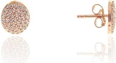 Vathë argjendi Jumeon, ngjyrë ari rozë, SGTL10816, 8mm