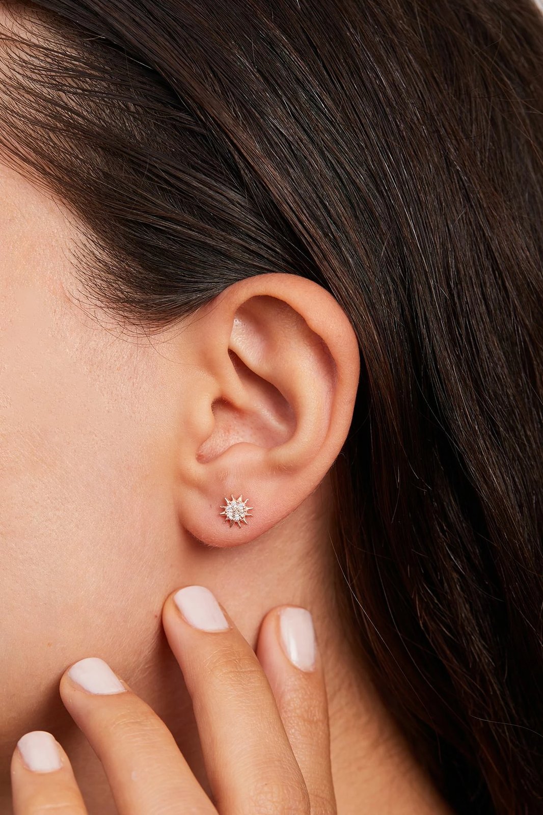 Vathë argjendi Elika, ngjyrë rozë, ELKMD50590R