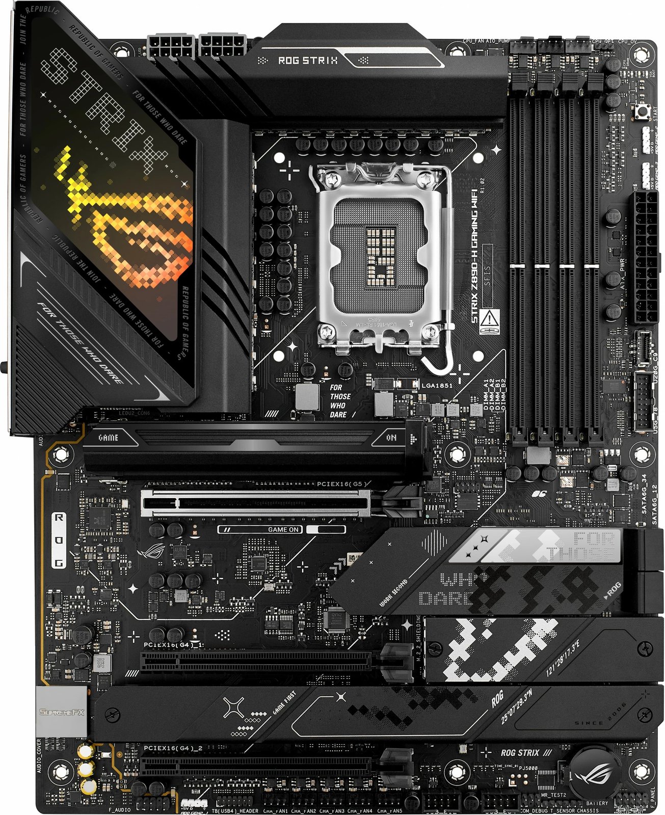 Pllakë amë ASUS ROG STRIX Z890-H, Intel, LGA 1851, DDR5-SDRAM, 256 GB