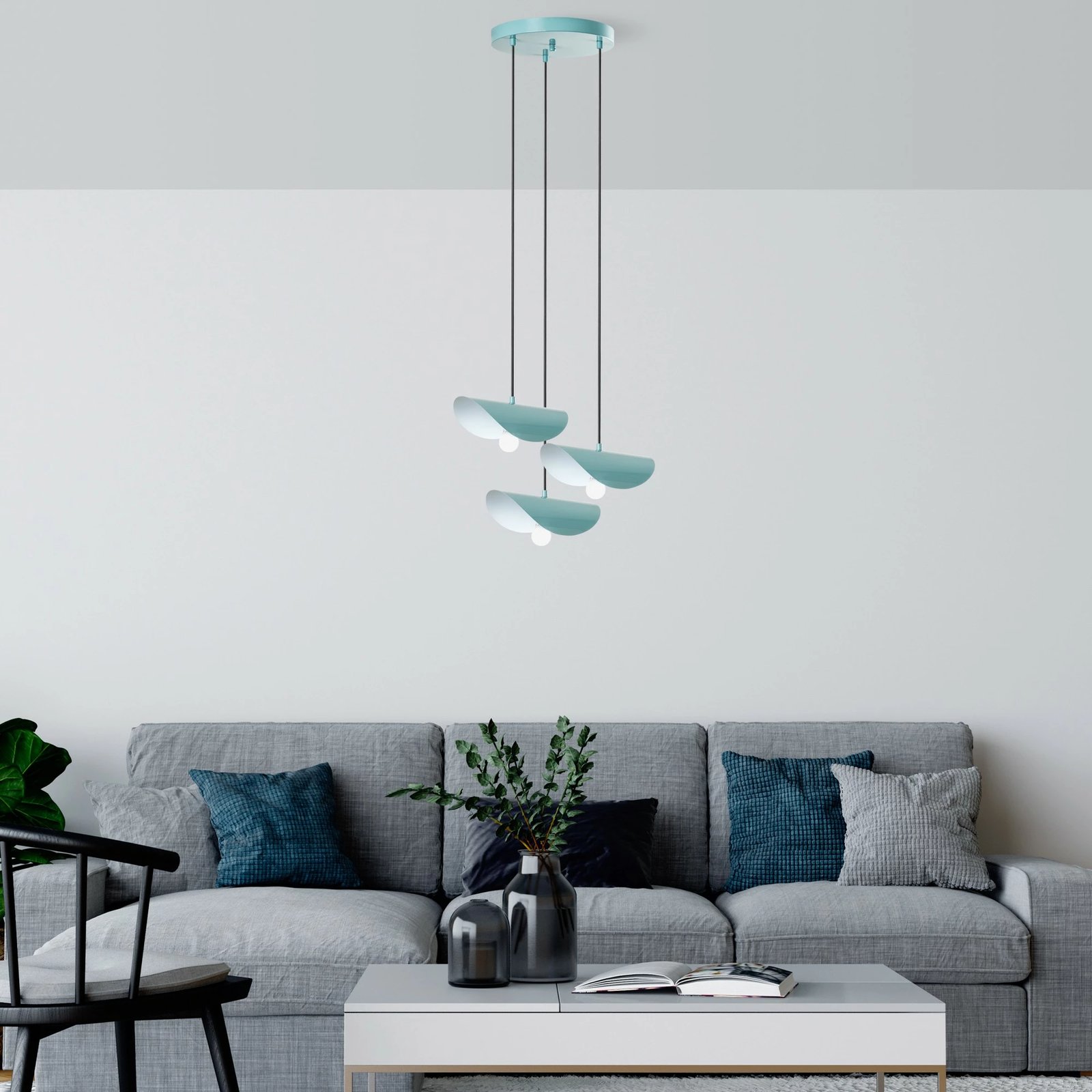 Llambë tavani Opviq, Eger - Mr - 964, ngjyrë turquoise