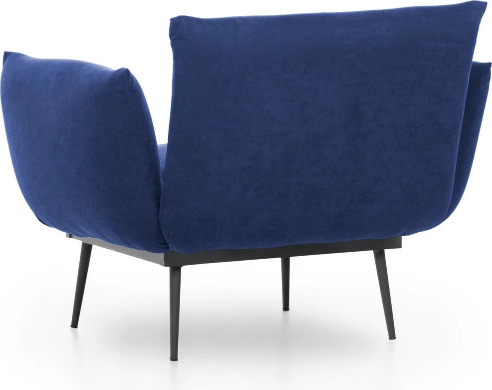 Karrige wing Jax Solo, ngjyrë blu e errët, Atelier del Sofa