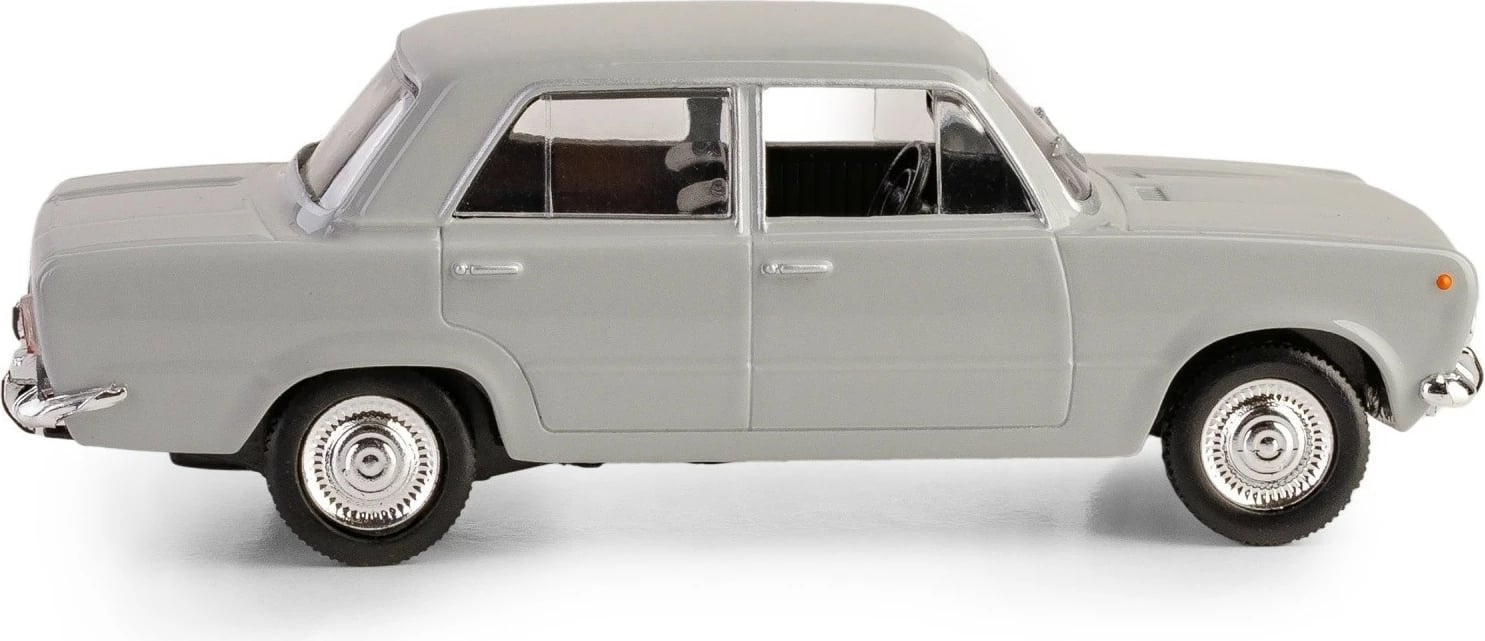 Makine lodër Daffi Fiat 125p K-587, metal/plastik, 1:43, Gri