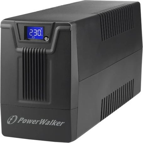 UPS PowerWalker VI 600 SCL, 600VA, 360W, 2x Schuko, USB, Ekran LCD, i zi