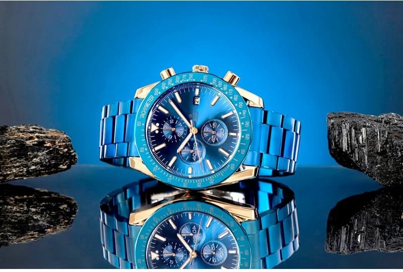 Orë dore për meshkuj Giewont, blue copper