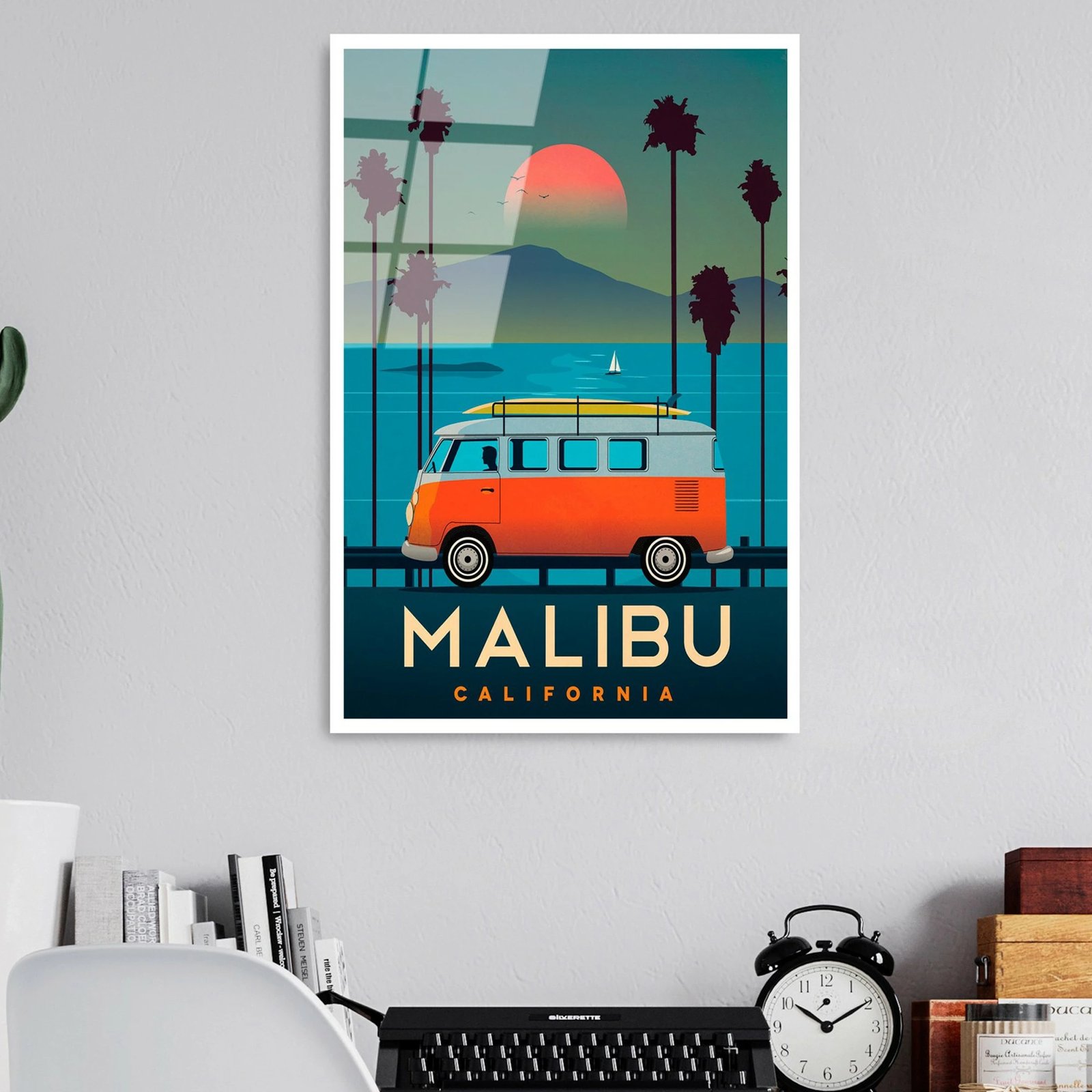 Pikturë dekorative prej xhami të temperuar, Wallity, UV-1008, 30x45cm