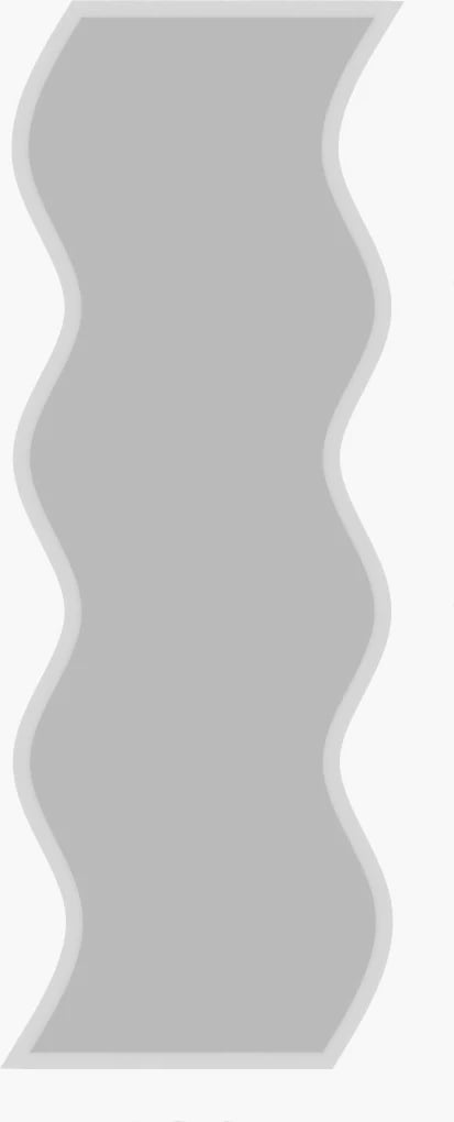 Pasqyrë dekorative Skye Decor, e bardhë, Safi