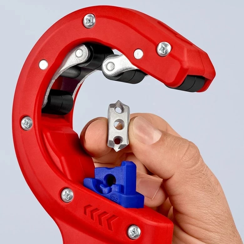 Prerës tubash manual Knipex 90 23 01 BK, Blu