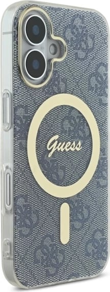 Mbështjellës Guess IML 4G MagSafe për iPhone 16, Kaltër Mbështjellës Guess IML 4G MagSafe për iPhone 16, Kaltër
