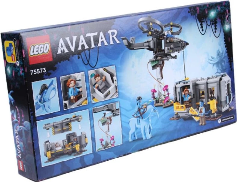 Set ndërtime LEGO Avatar 75573 Floating Mountains: Site 26 dhe RDA Samson, 9+ vjeç, set